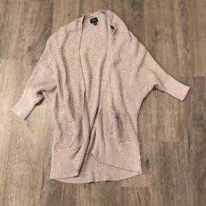 American Eagle Taupe Sweater cardigan